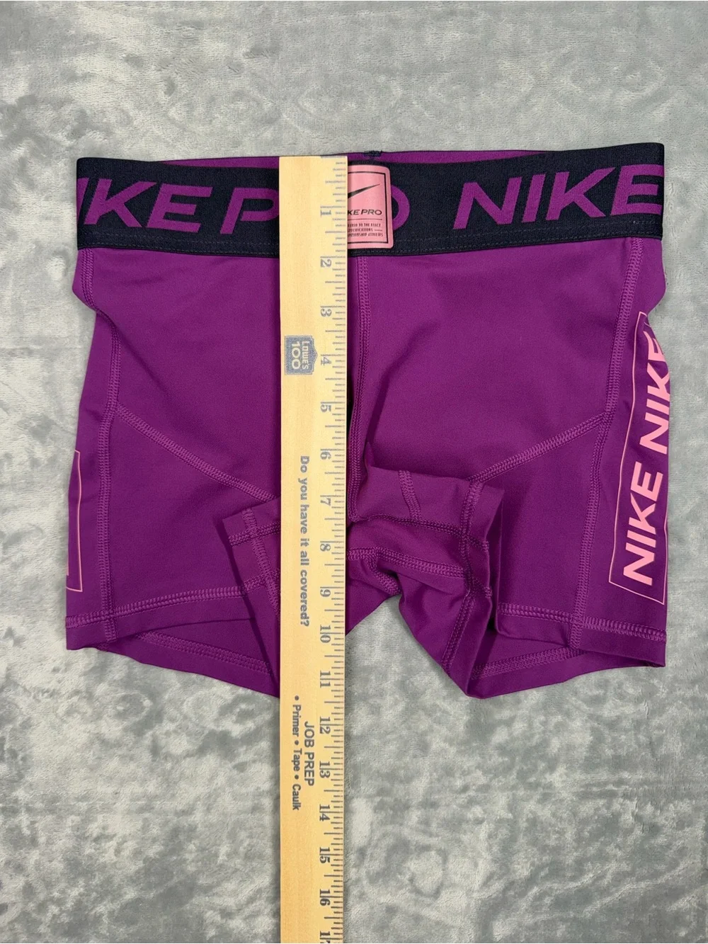 Nike Women's Purple Pro Compression Bike Shorts